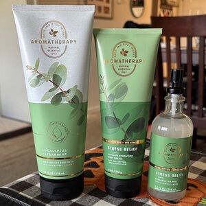Aromatherapy Eucalyptus & Spearmint Bath & Body Works Set